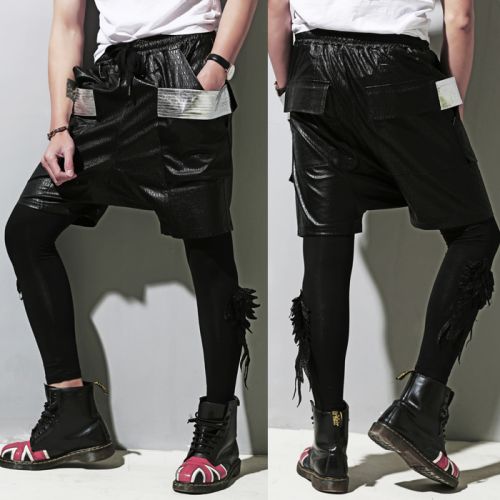 Pantalon cuir homme pour adolescent printemps - Ref 1494348