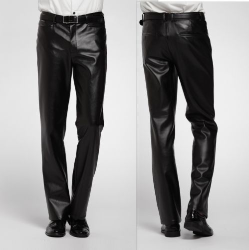 Pantalon cuir homme droit pour jeunesse JIUSHEN automne - Ref 1494399