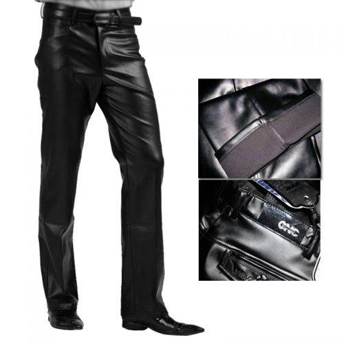 Pantalon cuir homme droit pour jeunesse hiver - Ref 1494482