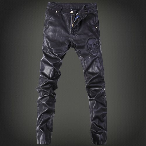 Pantalon cuir homme serré pour jeunesse PANTSKING automne - Ref 1494769