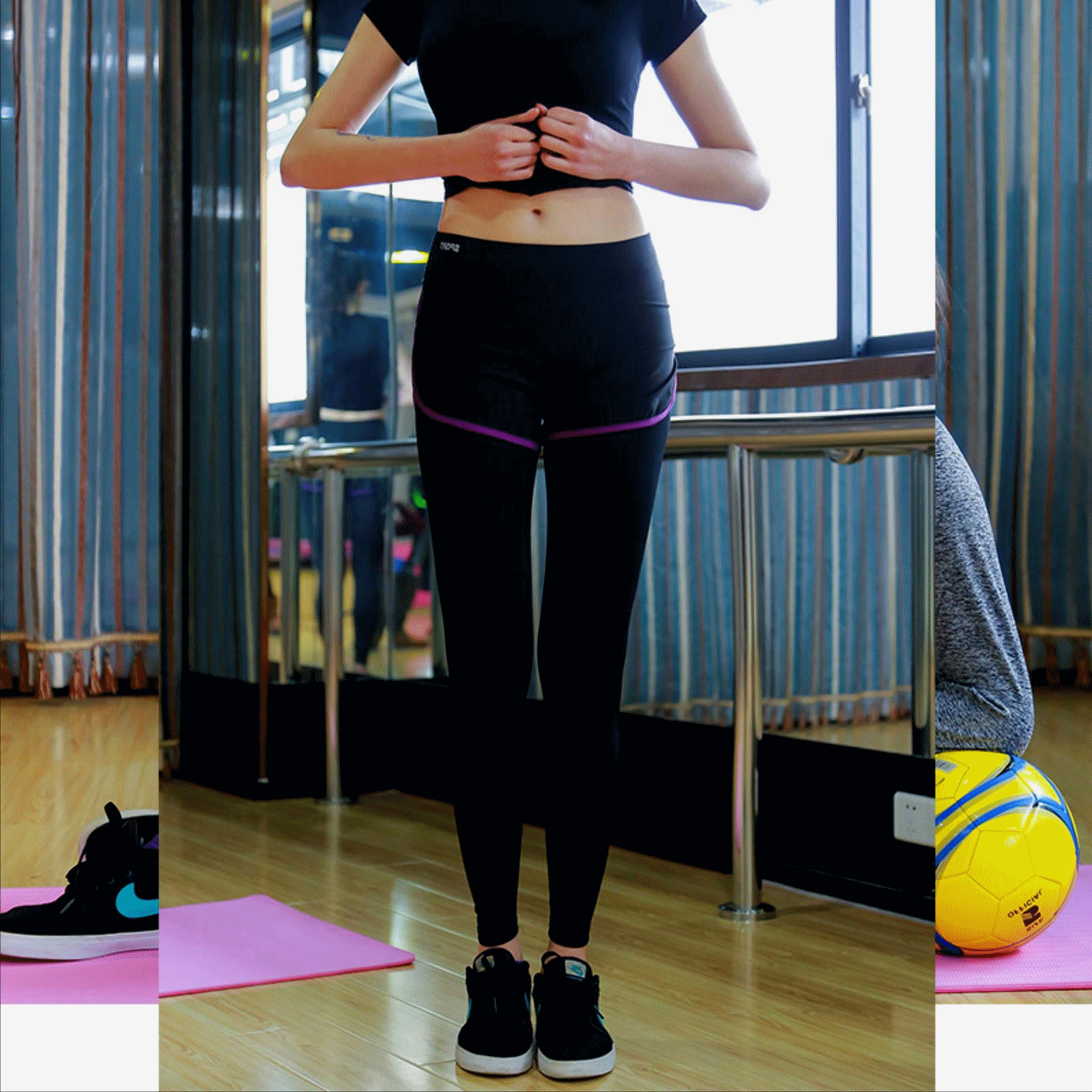 Pantalon de sport pour femme en nylon - Ref 2003982