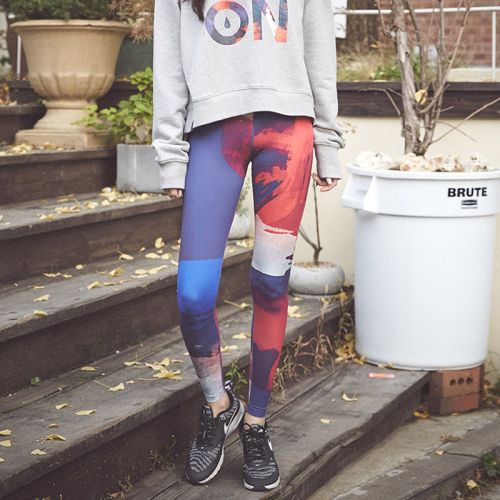 Pantalon de sport pour femme en spandex - Ref 2004125