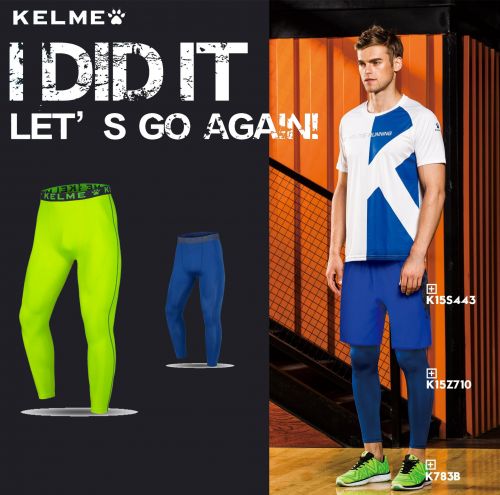 Pantalon de sport pour homme KELME en polyester - Ref 2005127
