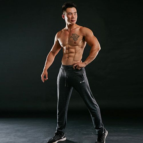Pantalon de sport pour homme BULLYING MUSCLE en polyester - Ref 2005258