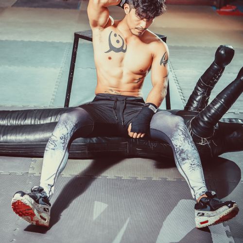 Pantalon de sport pour homme en nylon - Ref 2005496