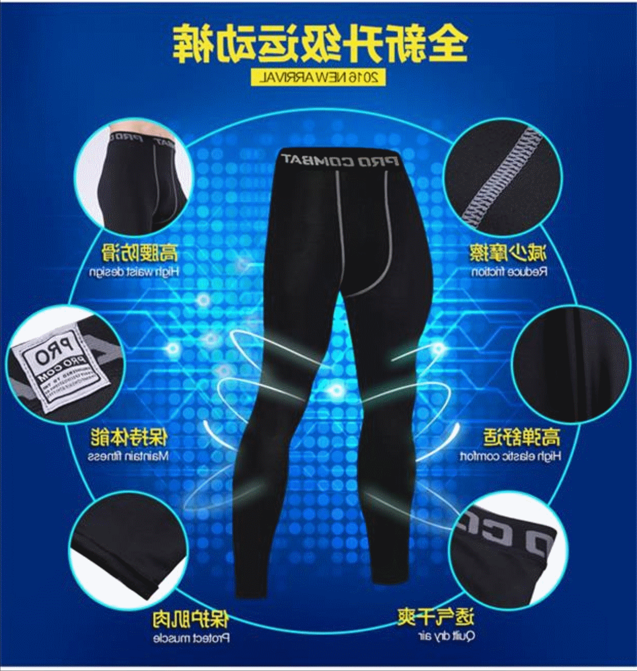 Pantalon de sport pour homme en polyester - Ref 2005829