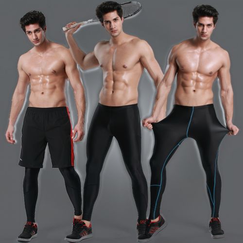 Pantalon de sport pour homme en spandex - Ref 2007417