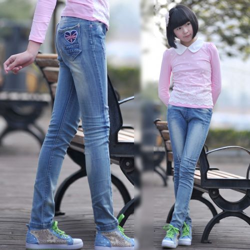 Pantalon fille ANBEIBEI en coton - Ref 2060429