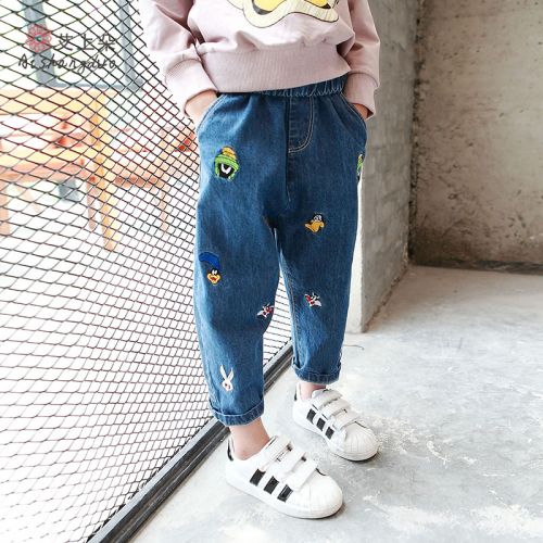 Pantalon fille en toile - Ref 2060519