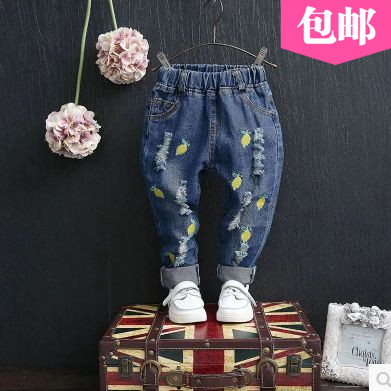  Pantalon fille en toile - Ref 2060541