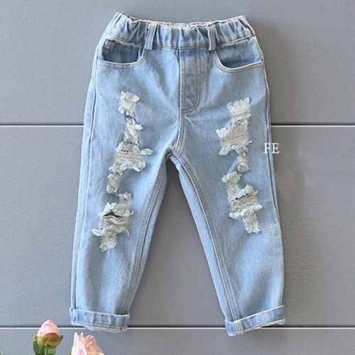 Pantalon fille en toile - Ref 2060612