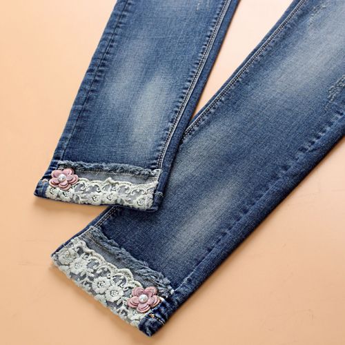  Pantalon fille Filles Jeans en toile - Ref 2060620