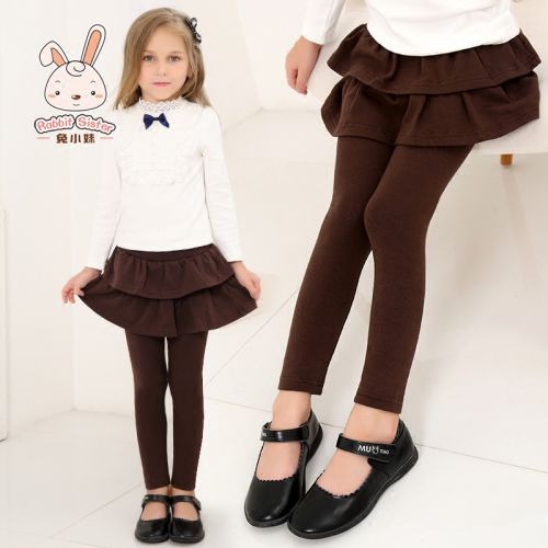 Pantalon fille RABBIT SISTER en mélange - Ref 2060654