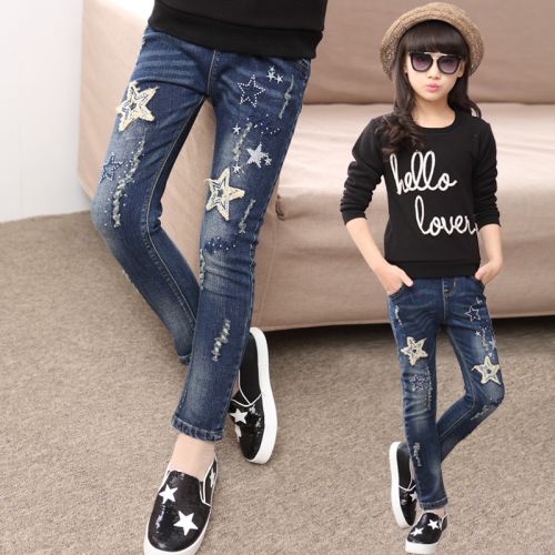Pantalon fille en toile - Ref 2060844
