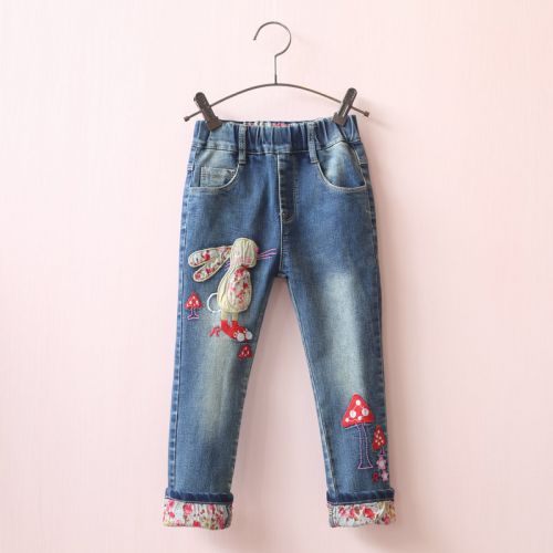 Pantalon fille en toile - Ref 2060901