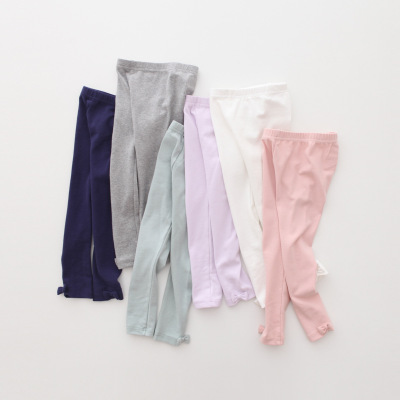 Pantalon fille guêtres en mélange - Ref 2060948