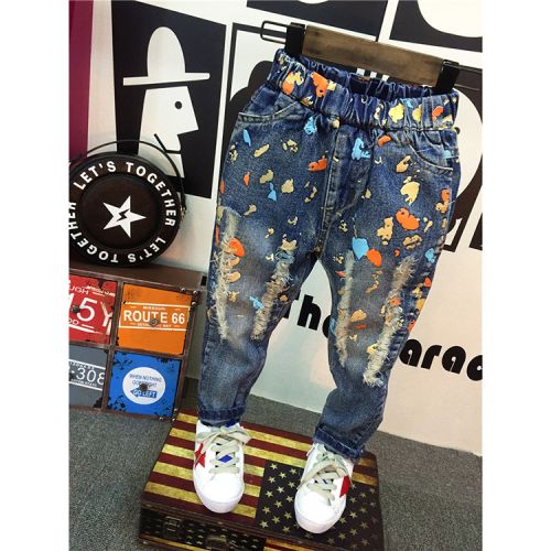 Pantalon fille en toile - Ref 2060963