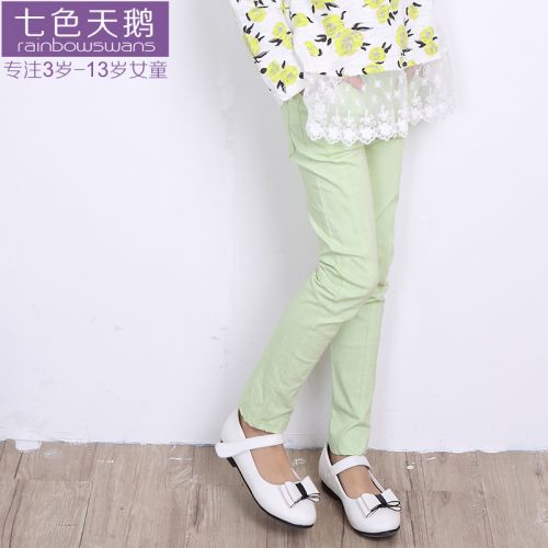 Pantalon fille RAINBOWSWANS en mélange - Ref 2060972