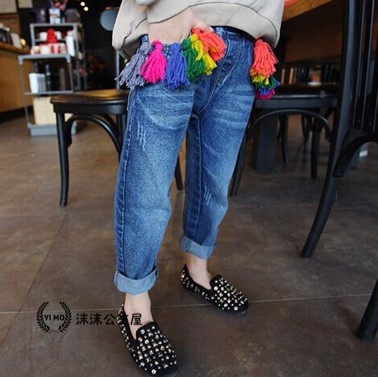 Pantalon fille en toile - Ref 2060996