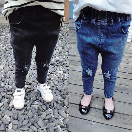 Pantalon fille en toile - Ref 2061131