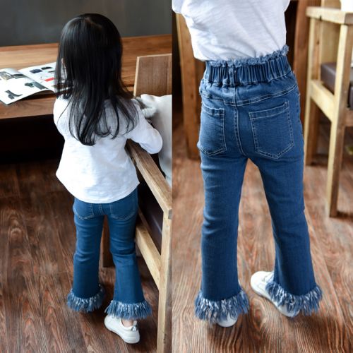 Pantalon fille Chez les enfants en toile - Ref 2061163