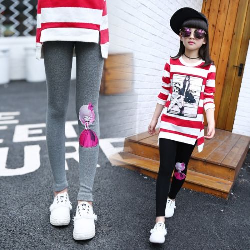 Pantalon fille en mélange - Ref 2061194