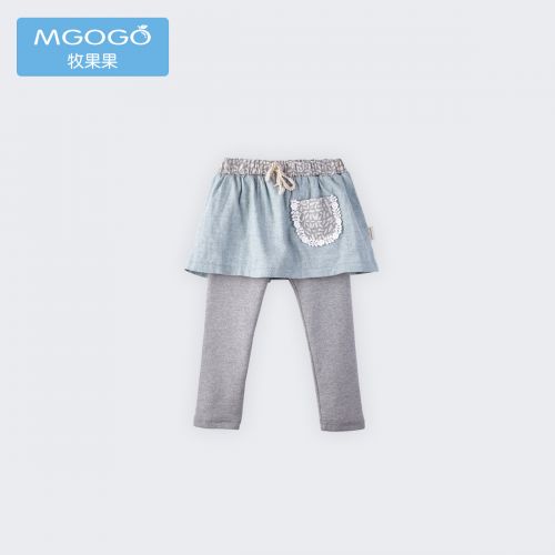 Pantalon fille en Toile de coton - Ref 2061204