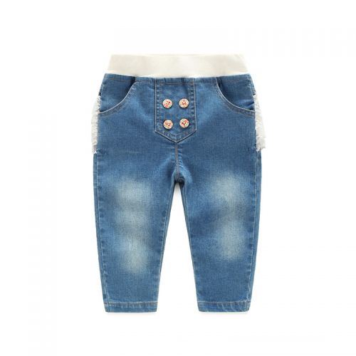  Pantalon fille AOOBCC en toile - Ref 2061305
