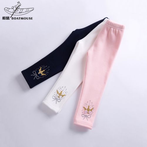 Pantalon fille BOATMOUSE en mélange - Ref 2061366