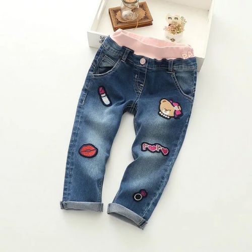 Pantalon fille en toile - Ref 2061376