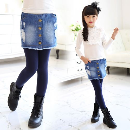 Pantalon fille YOYO mélange - Ref 2061384