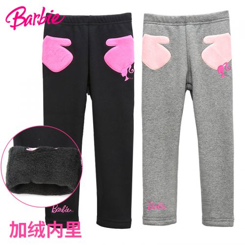 Pantalon fille BARBIE en Toile de coton - Ref 2061394