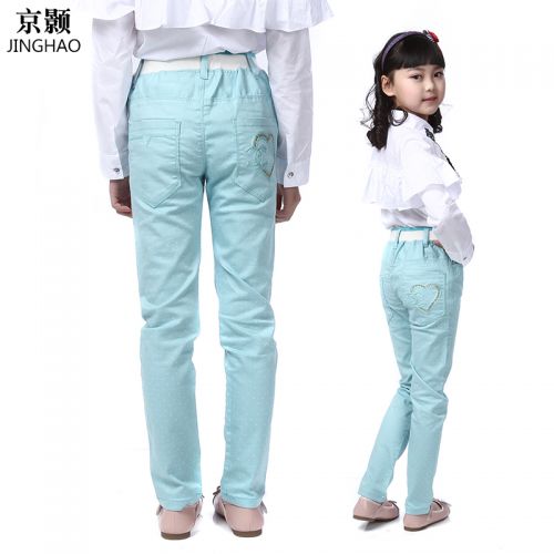 Pantalon fille en Toile de coton - Ref 2061402