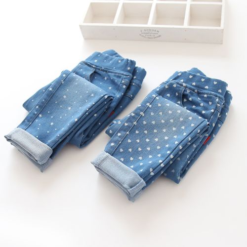 Pantalon fille jeans - Ref 2061403