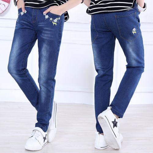 Pantalon fille JEANS BENE en toile - Ref 2061426