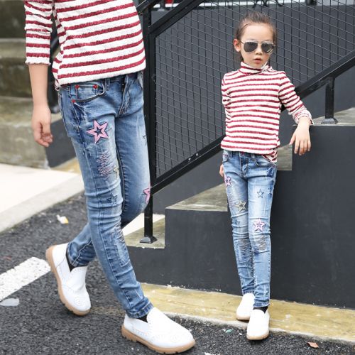 Pantalon fille en toile - Ref 2061429