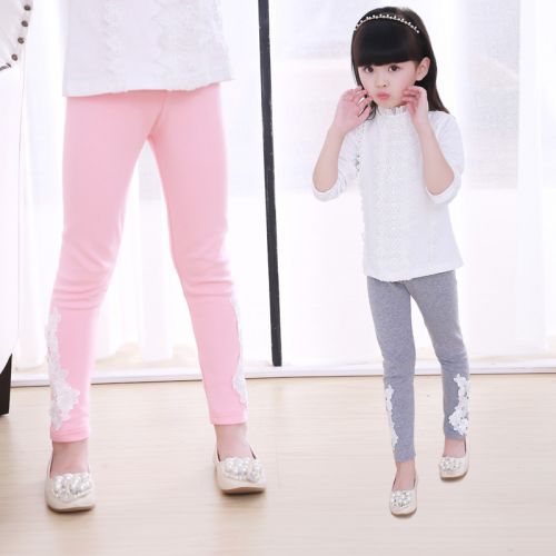 Pantalon fille guêtres - Ref 2061452