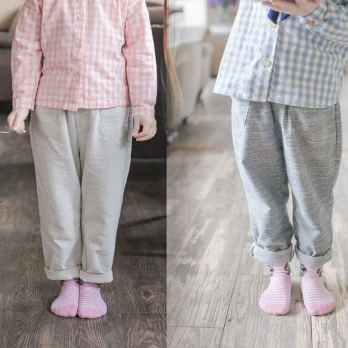 Pantalon fille en lin - Ref 2061493