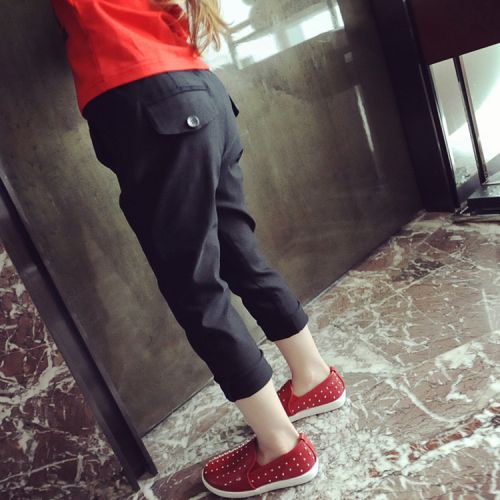 Pantalon fille pantalon décontracté ordinaires en mélange - Ref 2061549