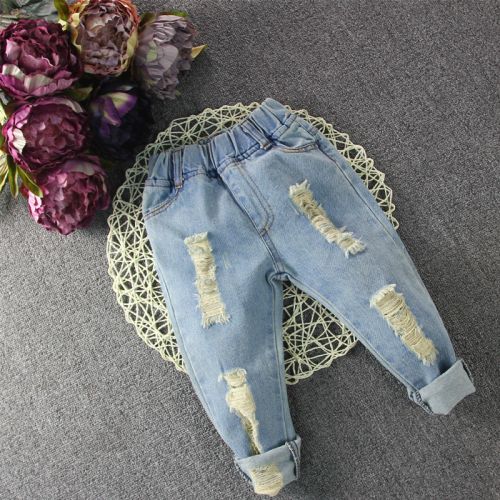 Pantalon fille bcft en toile - Ref 2061586