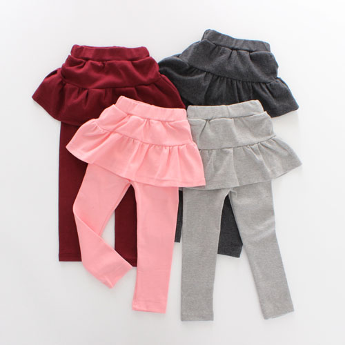 Pantalon fille Faux deux culottes - Ref 2061597