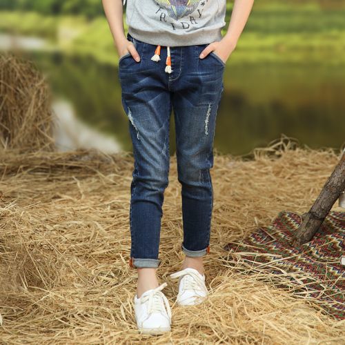 Pantalon fille en toile - Ref 2061645