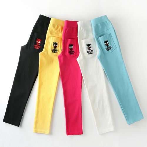 Pantalon fille en Toile de coton - Ref 2061855