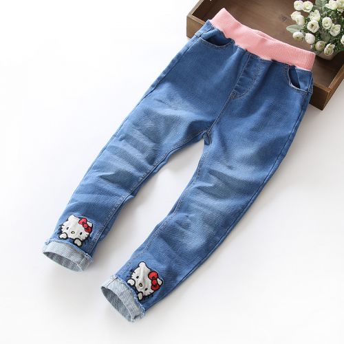Pantalon fille en toile - Ref 2061904