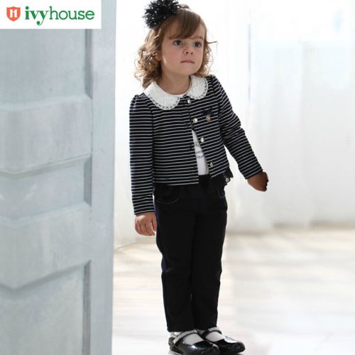 Pantalon fille IVY HOUSE en Toile de coton - Ref 2061910