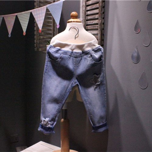 Pantalon fille en toile - Ref 2062008