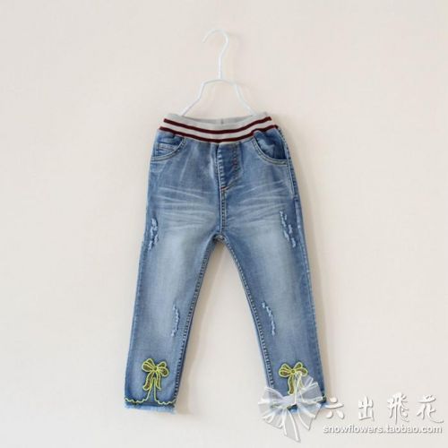 Pantalon fille en toile - Ref 2062144