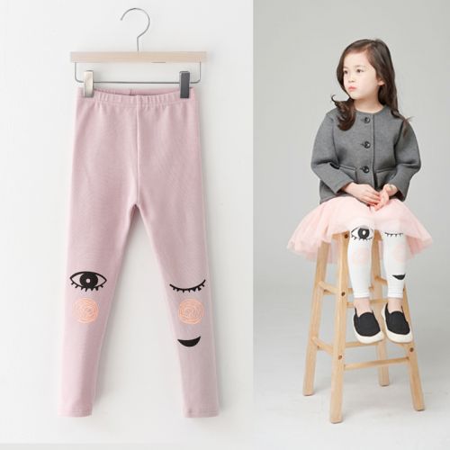  Pantalon fille coton coloré - Ref 2062265