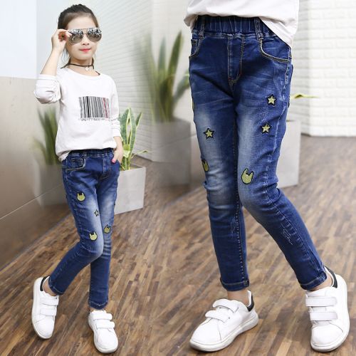 Pantalon fille en toile - Ref 2062299