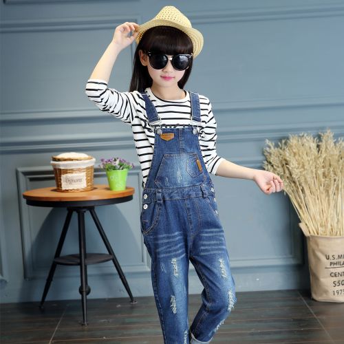 Pantalon fille en toile - Ref 2062434